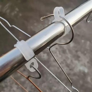 臺中出貨 可開票【簡約現代風格】衣架防風扣晾衣桿固定扣防滑防掉圈室外曬衣服神器塑膠卡扣301