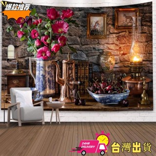 【限時特賣】北歐ins背景掛布山咖啡館裝飾掛布網紅直播道具牆布訂製款掛毯電視背景牆房間臥室裝飾牆布牆壁裝飾