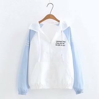 🔥cc精品小屋 臺灣出貨 防曬外套 防曬衣女學生韓版短款防紫外線戶外出行夏季防曬衫寬松夾克外套女