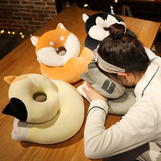 可愛午睡枕 趴睡枕 夏季午睡枕辦公室午睡神器學生午休趴睡枕桌上兒童抱枕趴桌趴睡枕 辦公室午睡抱枕 雙面枕