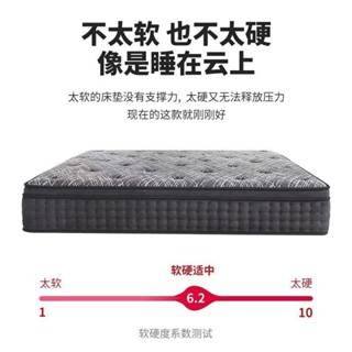 ✨免運 熱賣✨ATRUSTY希爾頓五星級酒店席夢思床墊1.8x2米天然乳膠超軟加厚床墊