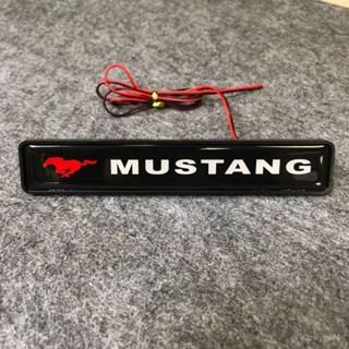 ZEYOU精選🥇福特野馬中網燈Mustang標誌髮光燈LED個性裝飾條帶燈網紅中網改裝