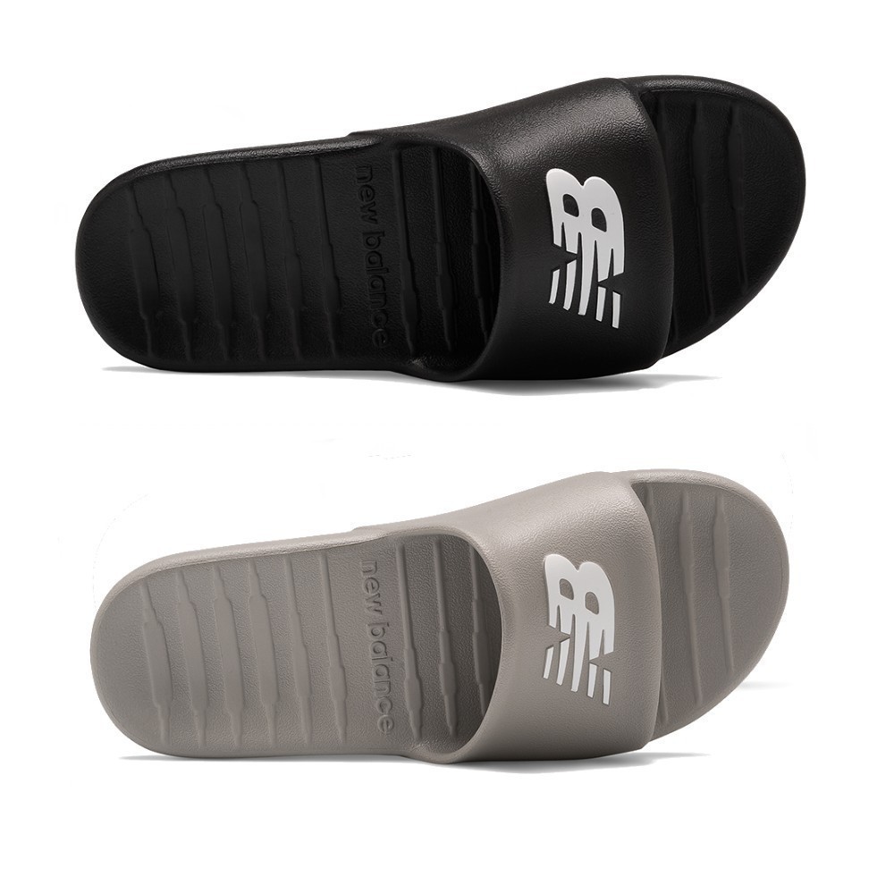 【New Balance】 NB 運動涼拖鞋_中性_黑色/灰色_SUF100BK/SUF100TG-D楦
