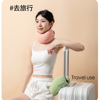 💛限時下殺 免運💛u型枕記憶棉頸託辦公室低頭脖套旅行u型家用頸椎護頸車載u形枕頭