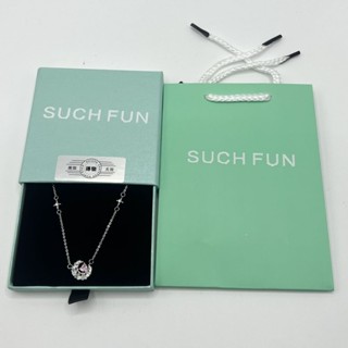 🔥限時下殺🔥such fun夢幻心月S925銀色設計ins優雅輕奢溫柔項鏈女款精美禮盒 情侶項鏈 對練 月亮項鏈 送女友