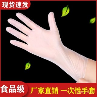 一次性PVC手套橡膠餐飲廚房家務防水防油加厚食品級外出防護手套