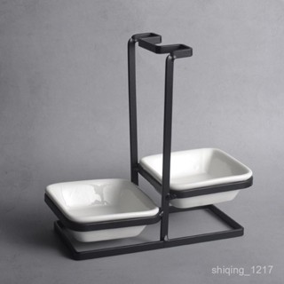 廚房用品 廚房用品 火鍋湯勺漏勺託架 不銹鋼湯勺架 廚房餐廳掛勺餐具 收納架 公勺架置物 廚房收納 L1B4