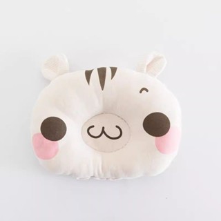 寶寶睡枕🐼寶寶枕頭棉新生兒定型枕嬰兒防偏頭糾正偏頭0-1嵗嬰兒a類睡眠吸汗