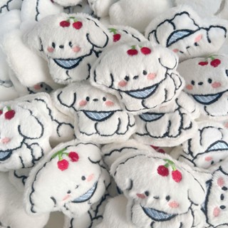新店優惠🌸爆款 diy 輔料 花邊 配飾 櫻桃小狗卡通毛絨動物DIY配飾裝飾配件鞋帽服裝輔料襪子裝飾