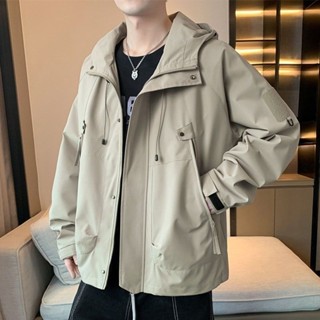 【XIU】♛3423人收藏春秋季新款男士夾克衫外套潮休閒百搭外衣帥氣韓版青年上衣服男女