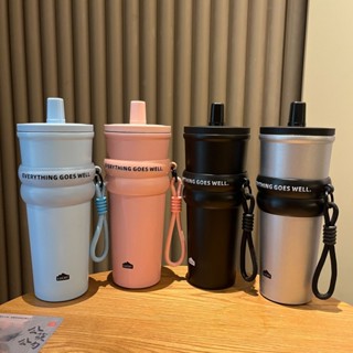 【冰霸杯🔥】保冰杯 咖啡隨行杯【新品】吸管杯 304不銹鋼 雙層 真空保溫杯 直飲大容量 雙飲杯 保溫咖啡杯 隨身杯