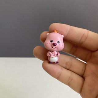優質Loopy萌粒立體冰箱貼盲盒萌粒露比玩偶周邊小海貍Q萌公仔玩具 本島發貨，全家更快