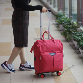 【臺灣好物】拉桿包 旅行袋 旅行小拉車 可折疊 可拆卸 萬嚮輪 拉桿行李箱包 雙肩包 大容量折疊行李包 旅行收納包 帆布