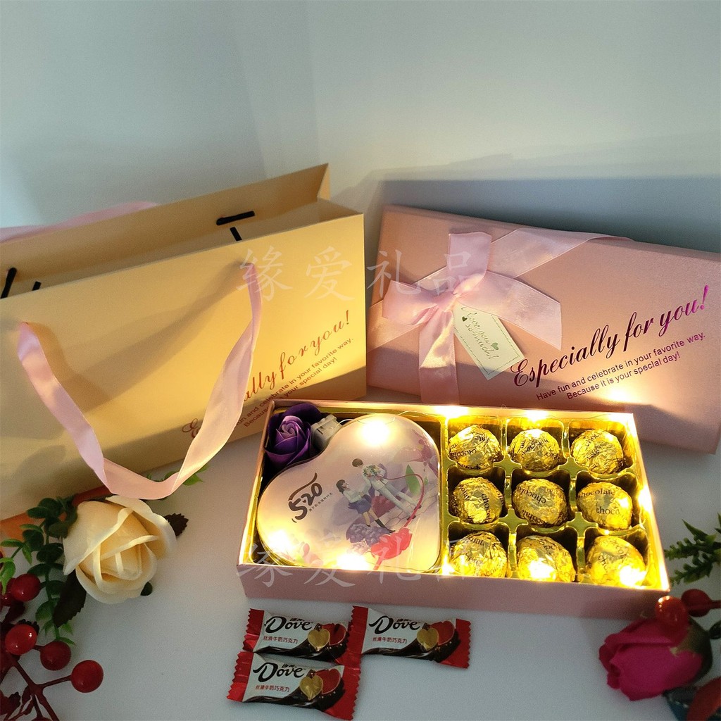 【喵喵🐾】【絲滑牛奶味】德芙巧克力禮盒裝情人節禮物零食送男女生同學老婆老師生日禮物