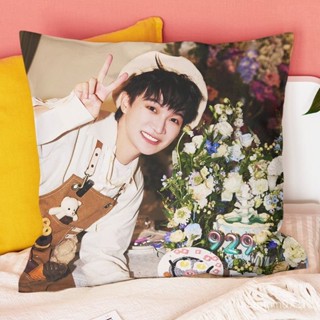 🌟精選優品🌟【4.18】週深抱枕明星衕款午睡枕頭雙麵定製靠枕禮物學生午睡靠墊帥氣定製