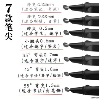 學生鋼筆 【附贈吸墨器】美工書法彎尖 專小學生用 硬筆書法練字鋼筆成人 0.7mm簽字 筆 瘦金體