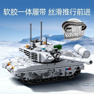 新款 森寶軍事VT-4主戰坦克戰車組裝模型男孩小顆粒拼裝積木玩具203191禮物武器坦克飛機