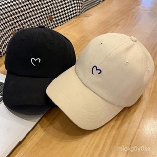 【經濟實惠】🔥【店鋪熱銷】帽子女日係愛心刺繡夏季遮陽防曬軟頂鴨舌帽情侶百搭出遊棒球帽潮款式多樣🎈 BEBC
