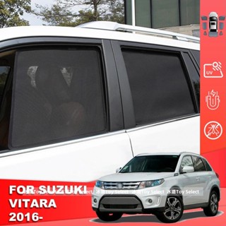 💦SUZUKI 鈴木Vitara LY 2015-2022汽車遮陽罩汽車遮陽罩磁性後側嬰兒窗遮陽板遮陽板前擋風玻璃網狀