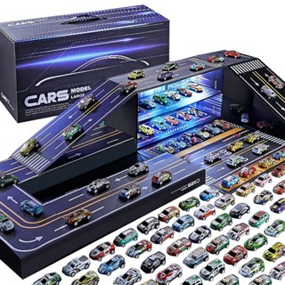 【30天熱銷1501件】兒童合金小汽車禮盒 迴力賽車+模擬工程車套裝 男孩生日禮物 兒童節玩具 1:32模擬車模 耐摔壞