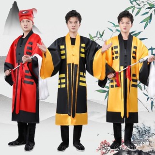 📣特賣/免運📣【留國風精髓】道士道-袍八卦衣長袍全套裝萬聖節COS茅山透氣太極八卦林正英道長 VQFJ