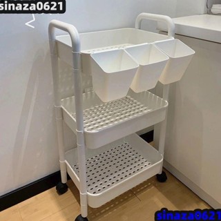 移動置物架 收納👍夾縫小推車宿舍零食收納架家用廚房床頭臥室縫隙可移動置物架加寬 日本