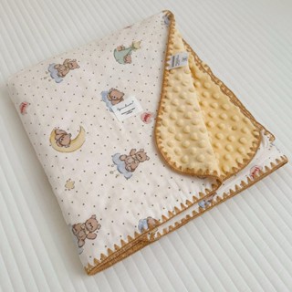 🌸優選精品🌸 空調毯 冷氣被 韓系豆豆毯嬰兒紗布毯辦公室午休毯兒童毛毯加厚冬季蓋毯沙發毯子毛毯 懶人