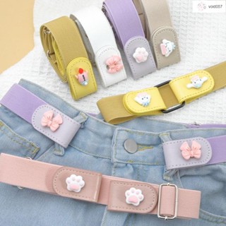 💖臺灣出貨💖新款皮帶【店鋪熱銷】懶人腰帶女新款隱形百搭彈力松緊無痕布林狗學生ins風牛仔褲皮帶