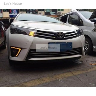 熱銷 14-16款 11代目 豐田 ALTIS 日行燈 LED霧燈改裝 ALTIS專用日行燈 免破線