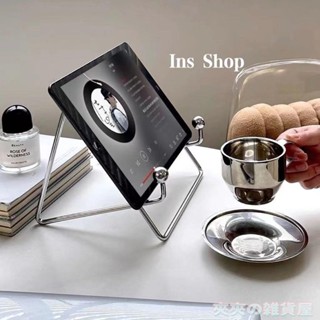 🎈臺灣出貨💫ins多功能鐵藝平板ipad支架閱讀書架居家辦公手機支架追劇神器