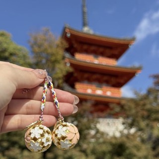 🌷Usea菘藍🌷學成書包鈴鐺 日本清水寺櫻花鈴鐺 開運櫻鈴 日本京都日式掛件 伴手禮 節日禮物 掛飾