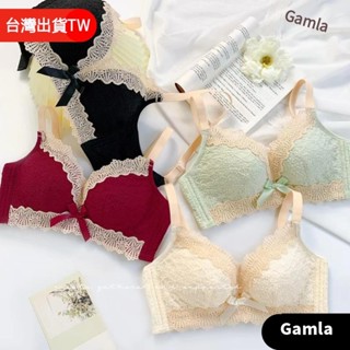 優質推薦💖nicer 新款加厚墊5cm饅頭杯小胸集中爆乳蕾絲無痕無鋼圈調整型內衣套裝胸罩bra深V美胸爆乳內衣
