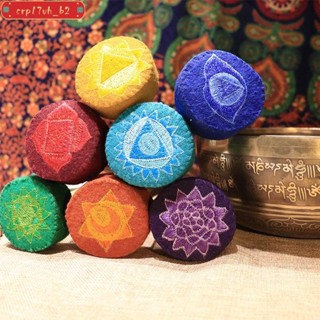 🧨桃園發貨🧨尼泊爾羊毛缽棒缽錘專業七彩音療配件批發佛音缽槌七脈輪頌缽敲棒 大號