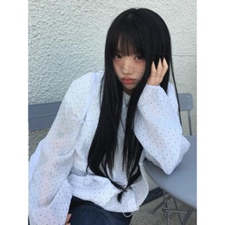 Codibook｜韓國 anyonemore 點點荷葉邊連帽寬鬆防風外套［預購］夾克 雪紡襯衫 女裝