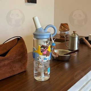 果凍色tritan吸管杯 隨行環保杯 便攜水杯 雙飲水杯 透明水杯 學生水杯 大容量運動水杯 咖啡杯 女生水壺