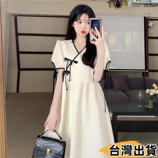 臺灣熱賣⚡旗袍洋裝 改良式旗袍 改良式旗袍洋裝 度假套裝 度假洋裝 中式改良旂袍國風連衣裙設計感小眾法式高階感裙43