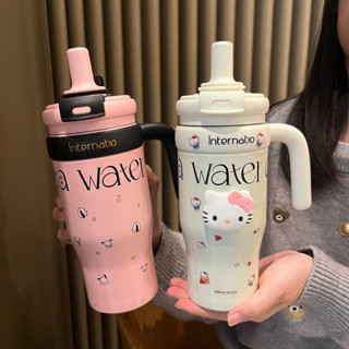 手提冰霸杯 保溫杯 保溫瓶 咖啡杯 冰壩杯 不鏽鋼保溫杯 隨手杯 環保杯 隨行杯 高顔值大口徑冰霸杯新款杯子