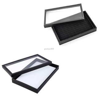🔥臺灣發貨🔥 100 槽天鵝絨/皮革 飾品收納盒 飾品盒 收納箱 首飾盒 珠寶盒 戒指收納盒 戒指託盤 耳環收納盒