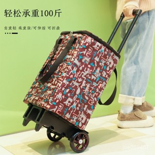 【全網最低價 免運】工廠買菜小拉車家用購物車可折疊小推車拉貨 購物車 買菜車 折疊手推車 收納車 折疊拉車 手拉車 推車