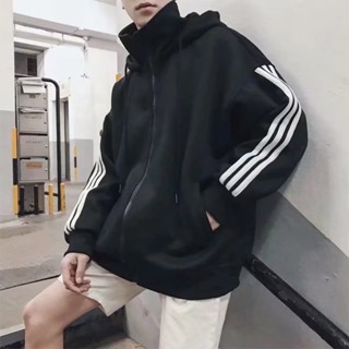 【XIU】🍒衛衣男潮ins港風秋季連帽寬鬆潮流百搭棒球外套情侶秋裝開衫衣服 LEJ812