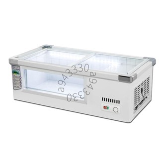 臺式冰櫃商用冰櫃臥式燒烤冷藏保鮮點菜櫃臺展示櫃小型移動擺攤可開發票詢運費509