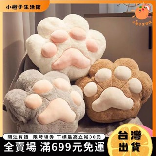 🍊小橙子🍊【臺灣免運】貓抓抱枕毯子兩用辦公室午睡神器暖手枕頭汽車空調毯子二閤一靠枕95