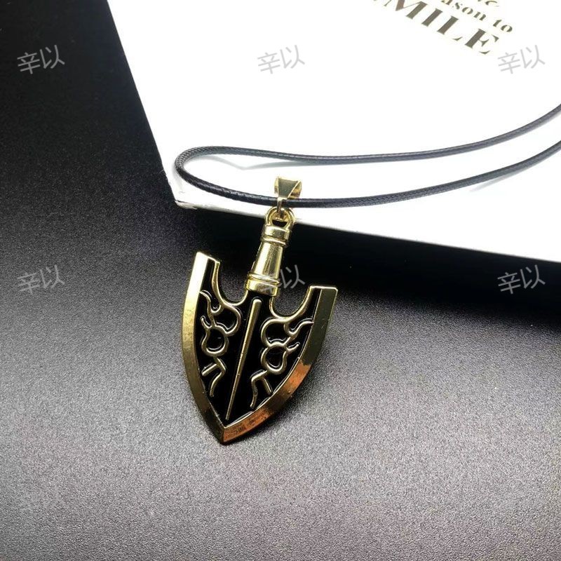 動漫JOJO的奇妙冒險石之海替身之箭蟲箭項鏈金色箭頭項鏈掛件