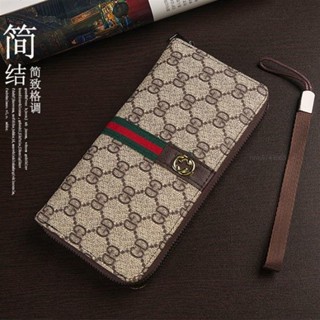 ☆新品限時特價☆新款高檔次手拿包男士長款大容量手機卡包拉鏈款手抓包皮夾手包潮☆廠家直發☆
