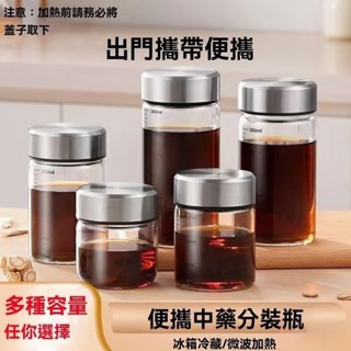 木瀮🔥臺灣出貨✨可直接加熱 100ml 200ml 300ml 高硼矽玻璃杯 玻璃瓶 玻璃罐 瓶身可微波 玻璃水瓶
