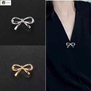 🔥臺灣出貨🔥MIJIU✨【店鋪熱銷】防走光蝴蝶結胸針神器免縫別針固定衣服高檔女百搭扣針氣質搭配