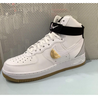 Nike Air Force 1 High 07 LV8 白 灰 金 NBA 高筒 男鞋 CT2306-100