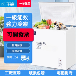 小鴨無霜冰櫃家用小型全冷凍冷櫃保鮮箱冷藏冷凍冰箱節能型小冰櫃