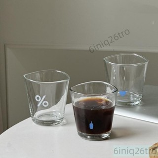 bluebottle藍瓶子京都限定款三角凹口玻璃杯咖啡杯藍水杯小藍瓶小藍杯小藍瓶代購