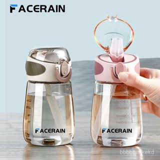 🥤臺灣免運 熱銷🥤吸管水杯Tritan兒童水杯夏天女學生杯子孕𡠹産𡠹水壺透明塑料杯運動水杯 水杯